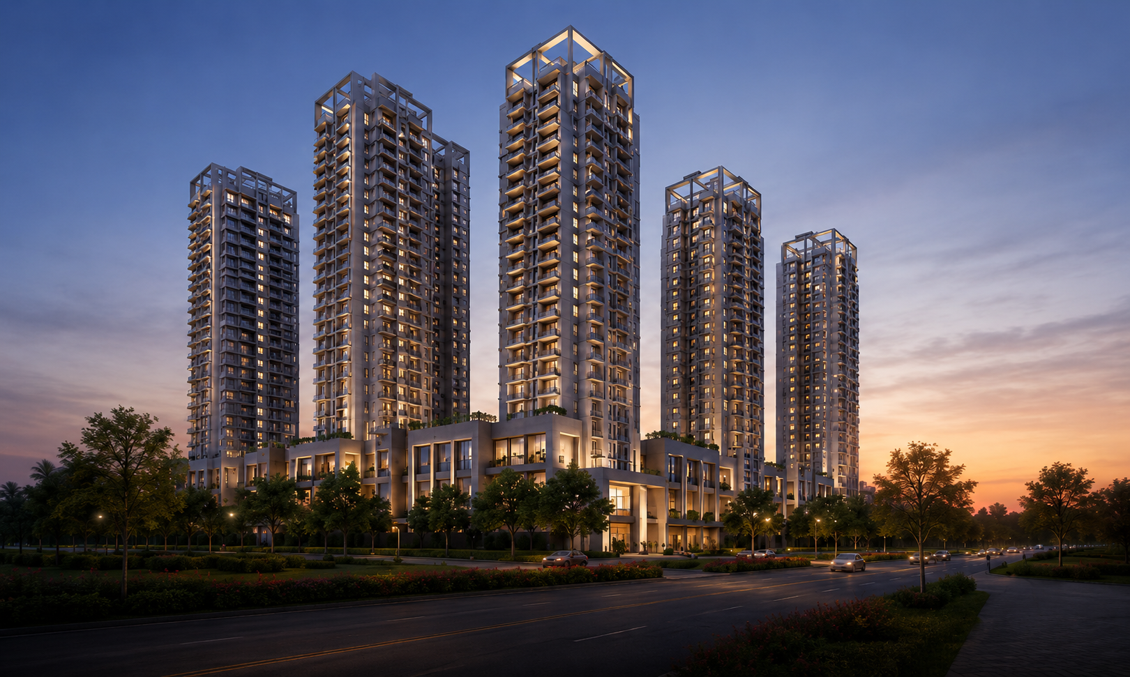 Vihang Group Thane Skyline